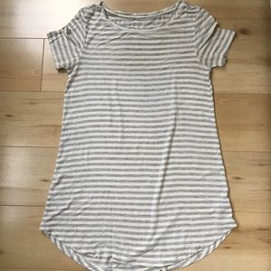 Aerie striped soft tunic t-shirt